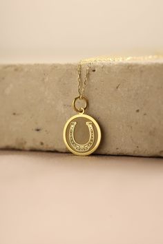 Gold Horseshoe Pendant - Lucky Charm Gold Necklace ● Material of pendant: Solid Gold 14k ( REAL GOLD ) ● Metal Stamp: 14k ( REAL GOLD ) ● The pendant is available in 5 sizes: - 12,7 mm / 0.5 inches (Diameter) - 14,0 mm / 0,55 inches ( Diameter ) In the photos - 15,3 mm / 0.6 inches ( Diameter ) - 16,5 mm / 0,65 inches ( Diameter ) - 19,1 mm / 0,75 inches ( Diameter ) ( In the photos the size is 14mm / 0.55 inches Diameter ) ( Jump Ring inner diameter: 4 mm ) ● Material of chain: Solid gold 14k ( Yellow Gold Horseshoe Necklace Gift, Horseshoe Necklace With Adjustable Chain For Gift, Horseshoe Necklace With Adjustable Chain As Gift, Gold Horseshoe Charm Necklace As Gift, Gold Horseshoe Charm Necklaces As Gift, Gold Horseshoe Charm Necklace For Gift, Dainty Horseshoe-shaped Jewelry Gift, Gold Horseshoe Necklace For Gift, Dainty Horseshoe Jewelry As A Gift