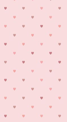 a pink background with hearts on it