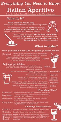 the menu for an italian restaurant with instructions on how to order and what to drink