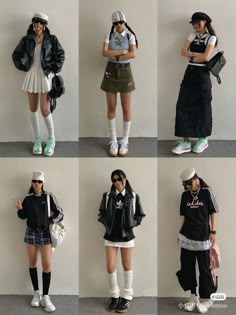 School Core Outfits, Geek Chic Aesthetic, Concert Ideas Outfit, Japanese Street Fashion Summer, Tokyo Fits, Raining Day Outfit, Nerdy Style, Douyin Fashion, Outfit Ideas Korean