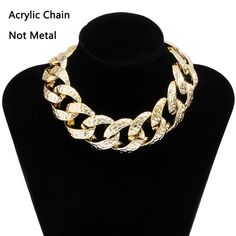 High Quality Punk Lock Choker Necklace Pendant Women Collar Statement Brand Gold Color Chunky Thick Chain Necklace Steampunk MenModel Number:4000305771738 Lock Chain, Necklace Chain Types, Thick Chain Necklace, Necklaces Chain, Neck Accessories, Neck Jewellery, Women Necklace, Chain Choker Necklace, Collars For Women