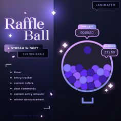 the game interface for raffle ball