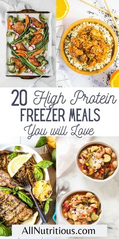 20 high protein freeze meals you will love