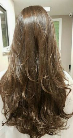 Long Brown Hair With Layers Face Framing, Layers For Long Hair Straight, Long Hair Highlights, Long Layered Hair, Long Wavy Hair, Beautiful Long Hair, Hair Inspo Color