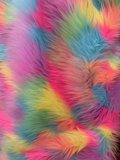 multicolored fur is shown in this image