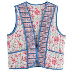 PRICES MAY VARY. Features: The women cropped quilted puffer vest is sleeveless, open front, boho pattern print, crop length, relaxed fit, trendy, colorful and fashion fall winter puffy gilet for women. Material: The women floral puffer vest is made of soft and lightweight fabric. It's lightweight, breathable and skin-friendly women's outerwear puffer vest, offering extra warmth and comfort during chilly days. Match: The vintage lightweight quilted floral vest for women perfect for t-shirts, crop Quilt Vest, Floral Vests, Quilted Puffer Vest, Evening Gowns Elegant, Lightweight Quilt, Fall Winter Wardrobe, Sleeveless Dress Summer, Boho Patterns, Sleeveless Jacket