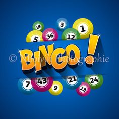 billiards balls and numbers with the word blygo written in yellow on a blue background