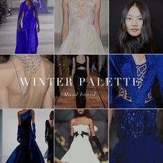 Bright Winter Aesthetic, Cool Winter Palette Outfits, Cool Winter Palette, Aesthetic Blender, True Winter Color Palette, Closet Tips, Cool Winter Color Palette, Deep Winter Palette, Colour Season