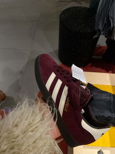 Adidas Samba red Cherry Red Sambas, Cherry Sambas, Adidas Red Shoes, Red Adidas Samba, Adidas Spezial Red, Red Sambas Adidas, Maroon Sambas, Red Sambas Adidas Outfit