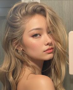 Pretty Face Claims Female, Pretty Blonde Face Claim, Asian Baddie Hairstyles, Wasian Girl Faceclaims, Ethereal Face Claim, Wasian Girl Face Claim, Shifting Face Claims Female, Asian Face Claim Female, Asian Face Claims