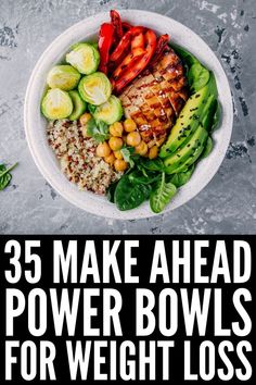 Power Bowl Meal Prep, Quinoa Power Bowl, Power Bowl Recipes, Pancakes Low Carb, Bowl Meal Prep, Lunch Bowl Recipe, Power Bowl Recipe, Meal Prep Tips