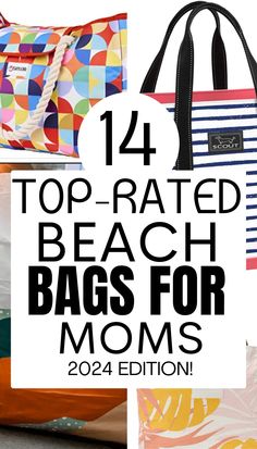 best beach bags for moms 2024 Beach Bag With Zipper, Versatile Beach Bag, Goft Ideas, Best Family Beaches, Best Beach Bag, Beach Backpack