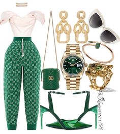 Polyvore Outfits Fall, Tarot Card Readings, Estilo Kardashian, Estilo Kylie Jenner, Hey Yall, Clothes Women, Green Pants, Casual Chic Style, Dope Fashion