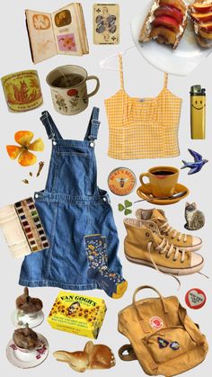 Cottagecore Outfits, 70s Outfits, Summer Attire, Thrift Fashion, Mood Board Fashion, Art Dress, Outfit Maker, Wearing Clothes, Cute Fits