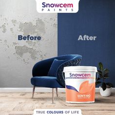 snowcrem paint is being used on the wall