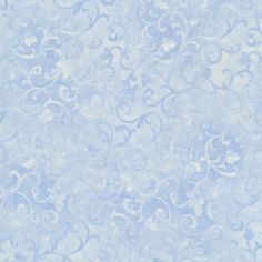 a blue background with white swirls on it