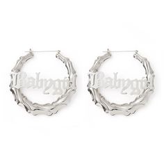 PRICES MAY VARY. MATERIAL:High quality alloy, environmentally friendly gold silver plated.Nickel-free & Lead-free, Hypoallergenic.Hip Hop style bamboo hoop earrings can wear it at any occasion. DIA SIZE:55/90mm;weight:6.1g.Medium size but light weight and easy to wear It. GIFT GIVING:This item comes beautifully gift wrapped and ready for giving. The best jewelry for new moms, grandmother, wife, bff, anniversary, bridesmaids, and more! GOOD CHOICE:Great Gift Chioce for birthday,anniversary,holida Silver Bamboo Earrings, 90s Outfits For Women, 80s 90s Outfits, Big Bamboo, 90s Outfits, Pop Jewelry, Buy Gold And Silver, Bamboo Hoop Earrings, Bamboo Earrings