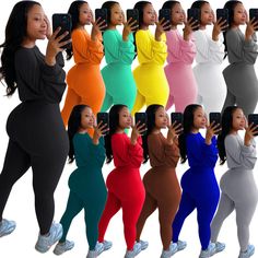 #ad Find ideas and inspiration for Fashion New Women Solid Long Sleeves Bodycon Patchwork Sporty Jumpsuit 2pcs, Fashion Jumpsuits Solid Non-stretch Two-piece Set, Non-stretch Solid Two-piece Set, Two-piece Set, Solid Color Fitted 2-piece Set, Fitted Solid Color 2-piece Set, Fitted Solid Color 2 Piece Set, 2 Piece Long Sleeve Stretch Sets, Two-piece Stretch Long Sleeve Set, Two-piece Stretch Set With Long Sleeves