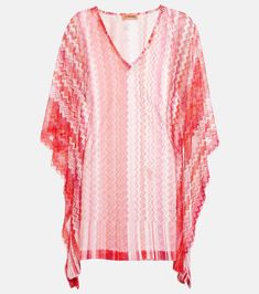 Poolside Glamour, Missoni Mare, Sheer Knit, Poncho Tops, Cover Beachwear, Zig Zag Pattern, Dress Cover, Beach Dresses, Resort Wear