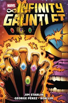 the cover to captain america's new comic book, the infinity gaunter