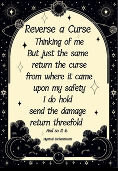 Reverse Curse, Reverse A Curse, Celtic Witch, Witchcraft Spells For Beginners, Banishing Spell, Good Luck Spells, Spells For Beginners, Magia Das Ervas, Witch Quotes