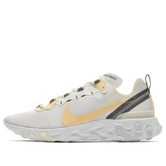 Designed to be durable, lightweight and springy, Nike React brings foam cushioning to next level. It provides a soft yet responsive ride mile after mile. \n Sneaker Bar, Marathon Running Shoes, Sneaker Release, Nike React, Soft Yellow, Marathon Running, Boot Bag, Running Shoes Sneakers, Stylish Sneakers