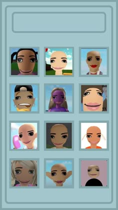 an image of many different avatars on the screen