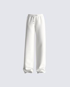 Never seen simple look so good 😍 It’s like your fav loose fitting lounge pants, but now stylish and wearable with everything 🙌🏼 coming in 100% linen for a fully breathable look 🥰 White Linen Pant, White Sweatpants, Linen Pant, White Linen Pants, Cute Pants, Comfy Pants, Twill Pants, Cute Everyday Outfits, White Pants