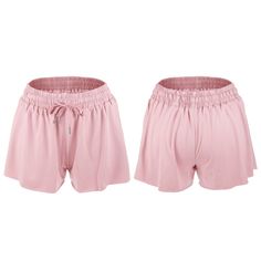 Elevate your workout wardrobe with the Unique Bargains Women's Flowy Running Shorts. Designed for both style and comfort, these high-waisted shorts in a vibrant pink hue are perfect for a range of activities from yoga to cycling.

- **Size**: 2XL
- **Color**: Pink
- **Material**: Chlorinated Fiber
- **Gender**: Female
- **Age Group**: Adult

These shorts feature a wide, elastic waistband for a secure fit, ensuring comfort during any activity. The soft fabric enhances moisture absorption and vent Sporty Summer Activewear With Comfortable Fit, Comfortable Sporty Summer Activewear, Comfortable Summer Workout Activewear, Comfortable Summer Activewear For Workout, Stretch Gym Shorts For Summer, Summer Gym Stretch Shorts, Stretch Shorts For Gym In Summer, Pink Stretch Activewear With Drawstring, Sportswear Shorts For Summer Yoga