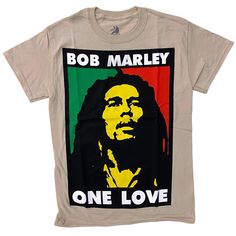 * Bob Marley Men's Tee * Front Logo Graphic * Inner Print Label * Crew Neck * Short Sleeve * Cotton * Officially Licensed * Imported * Mpn Zrbm1841 Bob Marley Shirts, T Shirt Boy, Mens Graphic T, Black Graphic Tees, One Love, Blue Adidas, Grey Shirt, Bob Marley, Graphic Tee Shirts