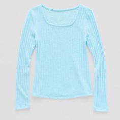 Stylish and comfy, this Thereabouts little and big girls' long-sleeve t-shirt is a versatile wardrobe piece she'll want to wear over and over again. It's made from a knit fabric for a regular-fit and has a square neckline. Pair it with leggings or jeans and sneakers for school or weekend outings. Closure Type: Pullover HeadFit: Regular FitNeckline: Square NeckSleeve Length: Long SleeveFiber Content: 50% Rayon, 28% Polyester, 22% NylonFabric Description: KnitCare: Machine Wash, Tumble DryCountry Sneakers For School, Square Neck Long Sleeve, Versatile Wardrobe, Girls Long Sleeve, Square Neckline, Square Neck, Shirt Shop, Long Sleeve T Shirt, Kids Tshirts