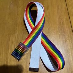 New, Never Worn, Girl’s Rainbow Fashion Belt. Size Xl Or 16/18. Smoke/Pet Free Home. Thanks For Looking! Rainbow Belt, Rainbow Clothes, Rainbow Belts, Rainbow Outfit, Rainbow Fashion, Girl Rainbow, Belt Size, Kids Accessories, Belts