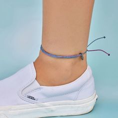 Slightly larger than our original bracelets, your ankle can now be as stylish as your wrist! Every anklet is 100% waterproof. Go surf, snowboard, or even take a shower with them on. Wearing your anklets every day only enhances the natural look and feel. Every anklet is unique and hand-made therefore a slight variation in color combination may occur. - 100% waterproof- Wax-coated- Adjustable from approximately 3-6 inches in diameter- Because jewelry products are handcrafted by artisans, dimensions may vary from piece to piece Casual Adjustable Length Anklets As Gift, Casual Summer Anklets With Adjustable Length, Casual Summer Anklet With Adjustable Length, Casual Summer Ankle Wrap Bracelets, Casual Adjustable Length Summer Anklets, Casual Summer Anklets With Sliding Knot, Casual Ankle Wrap Anklet As Gift, Casual Hypoallergenic Friendship Bracelets, Casual Adjustable Ankle Wrap Anklets