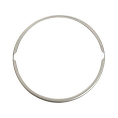 a metal ring on a white background