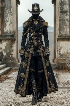 Victorian Royalty Men, Fancy Coat Men, Fancy Suit Designs Men, Women In Suits Art, Fancy Men Outfits, Villain Suit, Ball Suits, Gothic Fashion Men