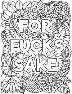 Curse Word Coloring Book, Adult Coloring Books Swear Words, Free Adult Coloring Printables, Adult Coloring Books Printables, Summer Coloring, Swear Word Coloring Book, Adult Colouring Printables, Cartoon Coloring, Queen Tattoo