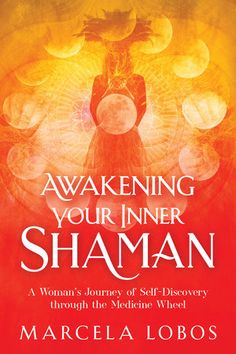 the book cover for awakeing your inner shaman