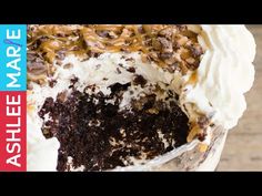 a large piece of cake sitting on top of a wooden table