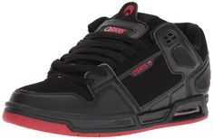 PRICES MAY VARY. Iconic styling with reinforced high abrasion areas for superior durability. Lightweight padded tongue and collar for added comfort and support. Abrasion resistant rubber outsole for wear, durability and performance. Skateboarding Shoes, Skate Shoe, Shoe Black, Dc Sneaker, Skate Shoes, Skateboarding, Air Jordan Sneaker, Sneakers Fashion, Black Red