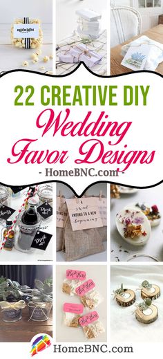 the 25 creative diy wedding favors that are perfect for your guests to make their own