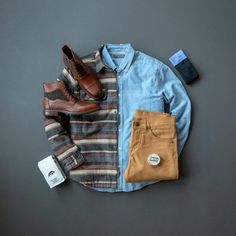 MyCreativeLook - Fashion, Style & Inspiration 1920s Mens Fashion, Mens Fashion 2018, Chambray Jacket, Outfits Hombre, People Clothes, Rugged Look, Men's Casual Style