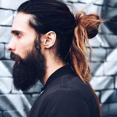 Mens Ponytail Hairstyles, Man Ponytail, Long Hairstyles For Men, Long Beard Styles, Man Bun Hairstyles, Pony Hairstyles, Men's Long Hairstyles, Cool Hairstyles For Men, Long Beards