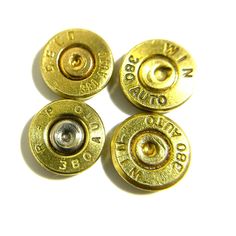 380 Auto Thin Cut Polished Brass Bullet Slices – EmptyShotgunShells.com 380 Acp