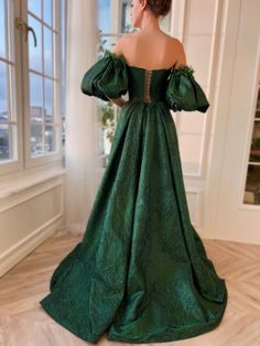 Casual Blouse Women, Teuta Matoshi, Dress With Puffy Sleeves, Senior Prom, Prom Dress Inspiration, Fantasy Gowns, Fairytale Dress, Grad Dresses, Gala Dresses