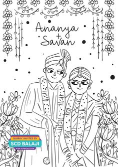 Mangalore Culture Wedding Invitation Design in progress| Rough Doodle | Explore various Indian Wedding Invitations at www.scdbalaji.com/?utm_content=buffer7af32&utm_medium=social&utm_source=pinterest.com&utm_campaign=buffer  #Invitation #WeddingInvitation #InvitationIllustration #InvitationDesign #WeddingStationery #IndianInvitations #InvitationSuite #WeddingCards #IllustratedInvitations #IndianWedding #Shaadi #SCDBalaji #QuirkyInvites #CoimbatoreInvitation #MangaloreWedding #Mangalorians #Dood… Indian Wedding Doodle, Wedding Illustrations, Table Calendar, Wedding Drawing