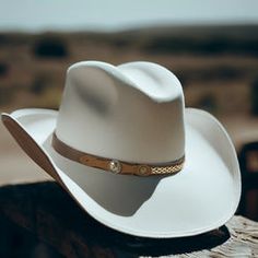 West Hat Band - Cowboy Hat Band - Brown & White – Gamboa October Photoshoot, Cowboy Hat Band, Cowboy Hat Bands, Hat Bands, Hat Band, Cowboy Hat, Western Style, Western Fashion, Cowboy Hats