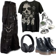 Styl Grunge, Boring Life, Type S, Goth Outfits