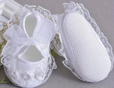 Super cute and very comfortable baby shoes made with satin and accented with lace and tiny rosette flowers...perfect for baptism, christening, photo shoot , as gift , wedding, birthday and different occasions.. size 11cm for 3-6 months 12 cm for 6-12 months 13 cm for 12-18 months Please measure your baby feet before purchasing PS: Adult supervision is recommended with small pieces White Booties For Baptism, White Closed Toe Booties For Baptism, Girls Christening Dress, White Lace Shoes, Christening Dress Baby Girl, Flower Girl Shoes, Girls Dress Shoes