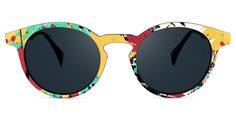 Street-Artist Round Colorful Glasses | Zeelool Optical