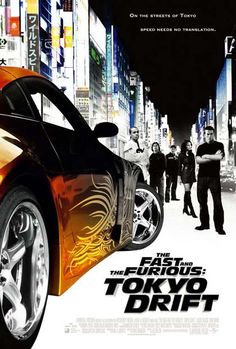 the fast and the furious tokyo drift movie poster